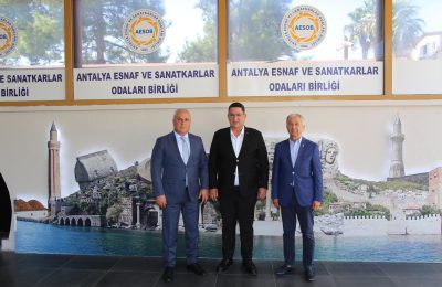 BAŞKAN ERDEM’DEN ANTALYA’DA YOĞUN GÜNDEM